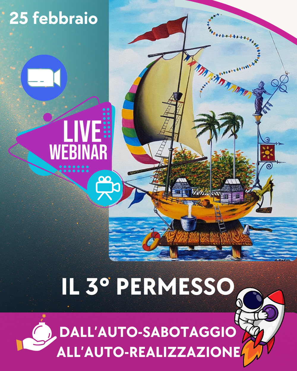 IL 3° PERMESSO: DALL'AUTO-SABOTAGGIO all'AUTO-REALIZZAZIONE 