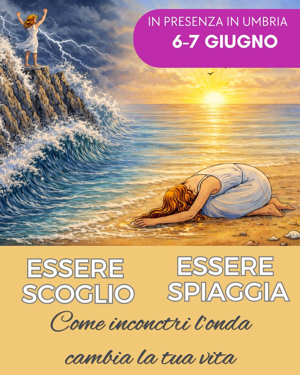 Calendario Sei scoglio o sei spiaggia