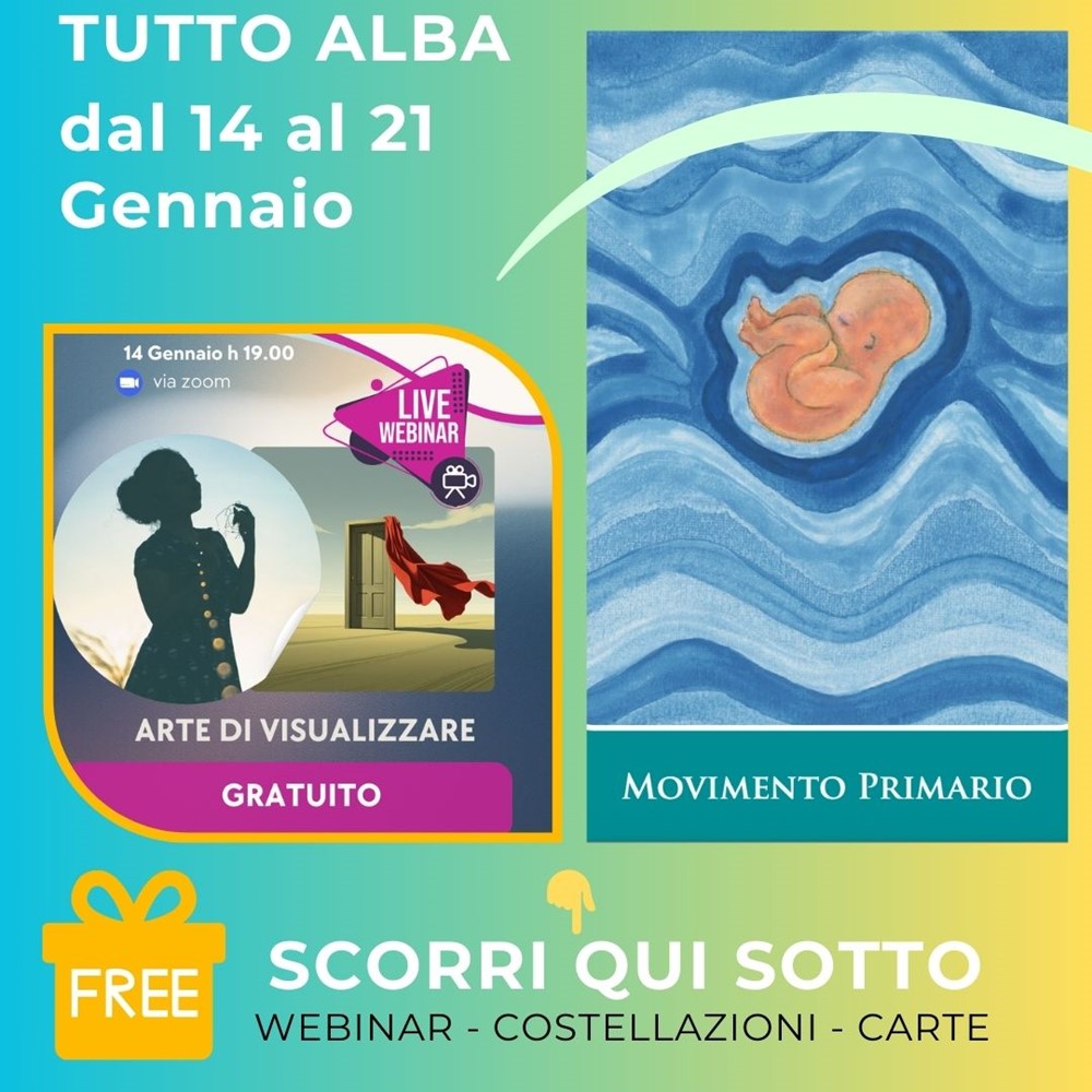 Calendario SETTIMANA CREARMONICA dal 14 al 20 gennaio