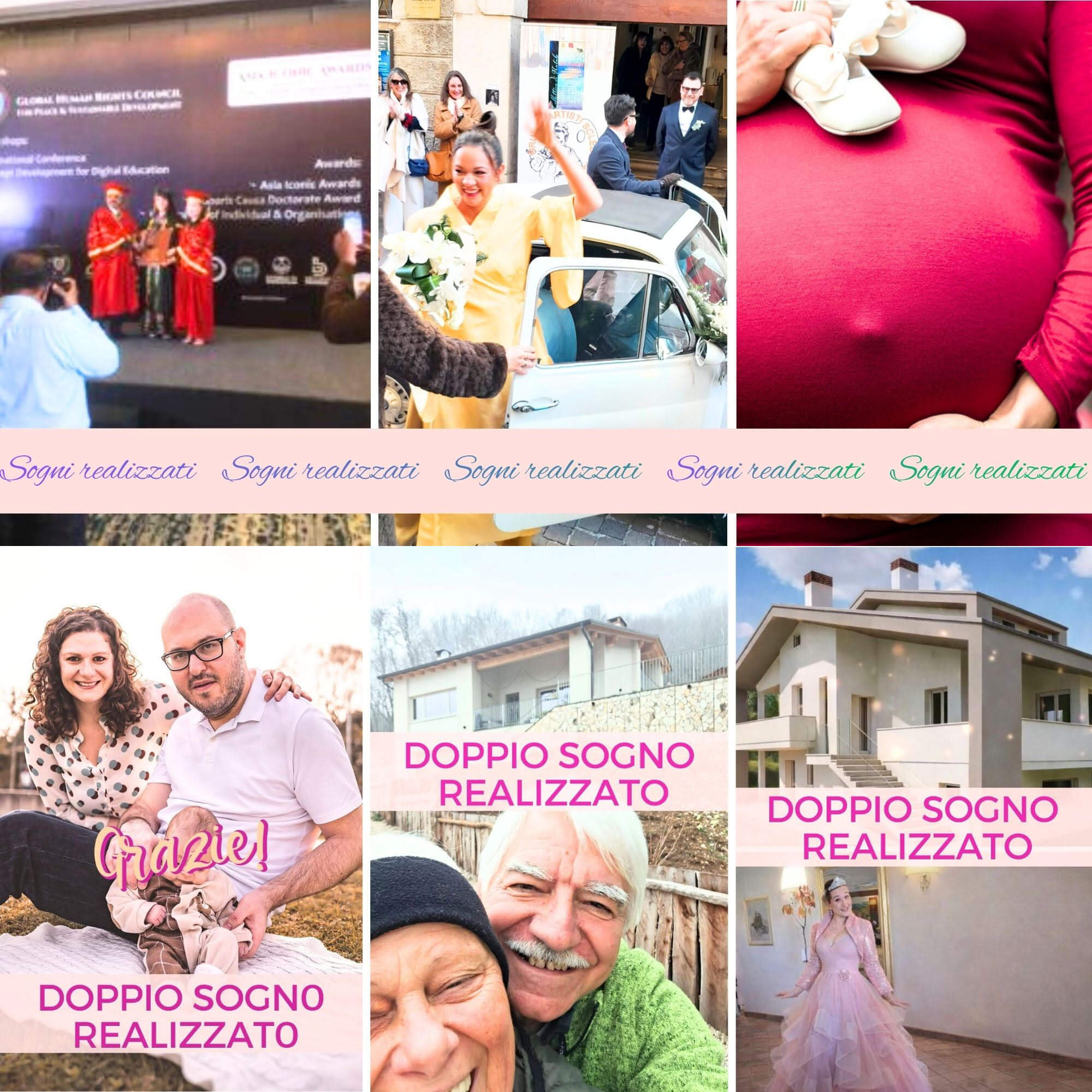 Sogni realizzati dai partecipanti al corso di costellazioni familiari