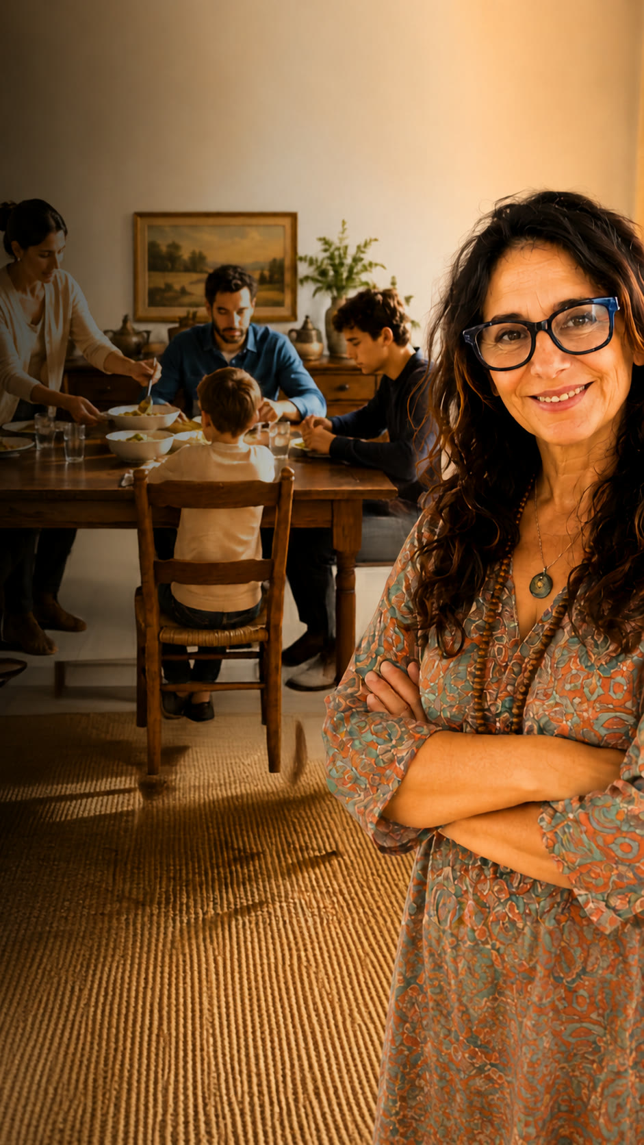 Alba Sali e una famiglia a tavola: l’Ordine e il Disordine Sistemico nelle Costellazioni Familiari Crearmoniche